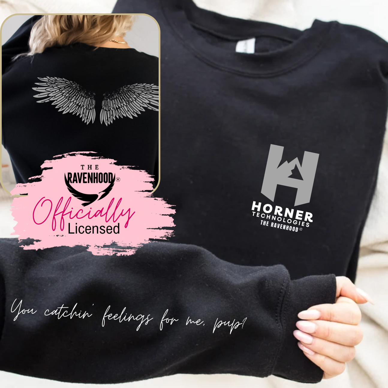 Officially Licensed Ravenhood Series Sweatshirt- Kate Stewart - Horner - Sean